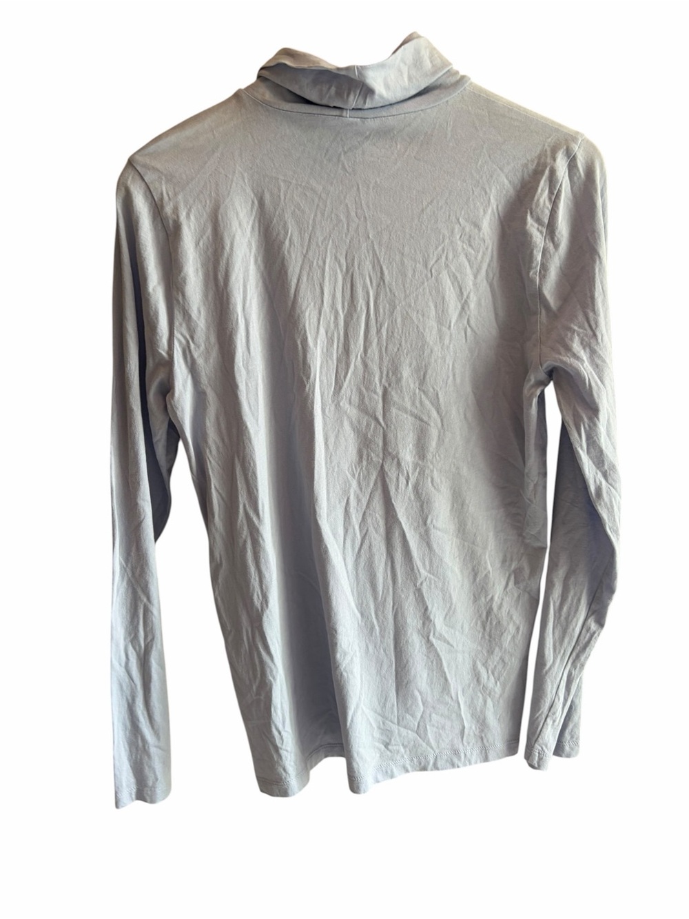 J. Crew Tissue Thin Light Blue Turtleneck - Picture 2 of 5